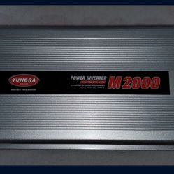 TUNDRA M2000 Power  Inverter, 120VAC, 12VDC, 2000W, 2 Outlets