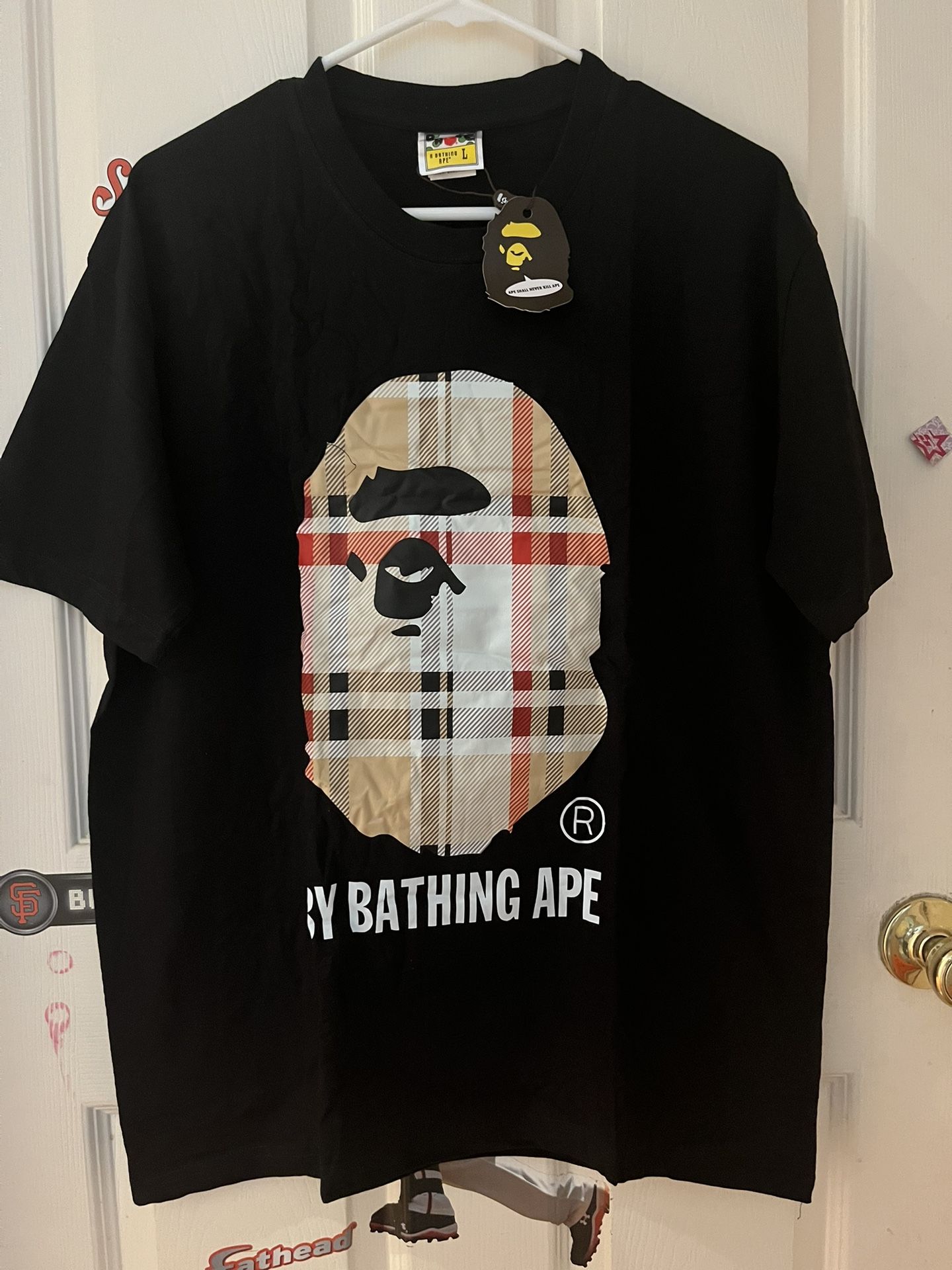 Brand New Burberry Bape Tee Size Large
