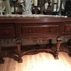 Beautiful Antique Dining Room Set 6 Chairs