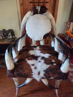Western horn chairs