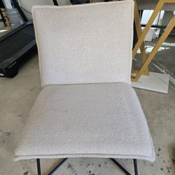 Linon Kinard Pillow Accent Chair Metal Legs