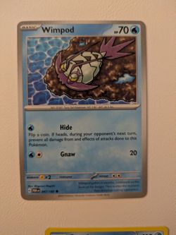 Wimpod Pokémon Card 047/182 PAR