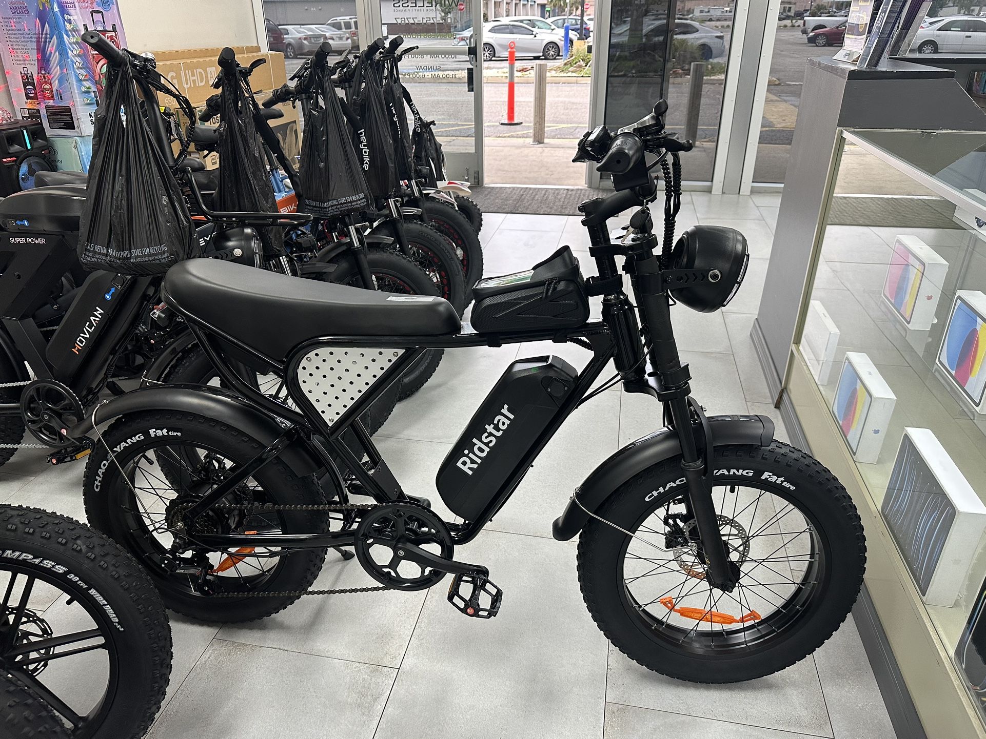 Ridstar Q20 Electric Bicycle 30MPH 1,200Watts! Finance For $50 Down Payment!!