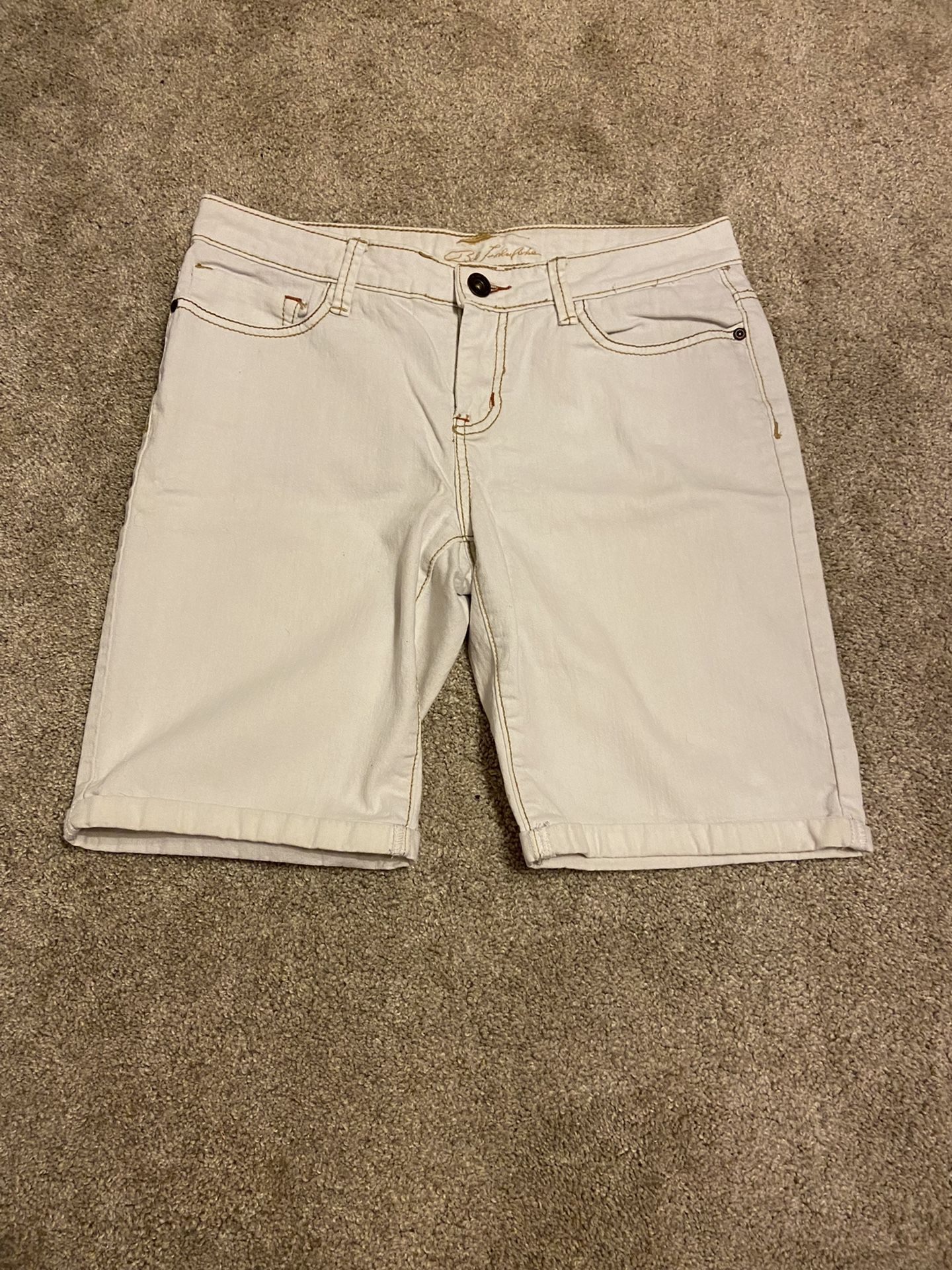 White Bermuda Shorts Women Size 4