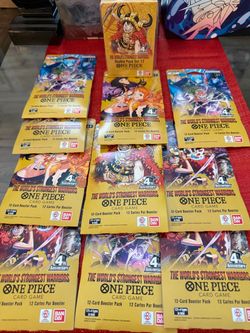 One Piece Card Game The World's Strongest Warriors Booster Packs
