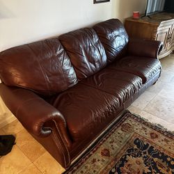 Real Leather sofa