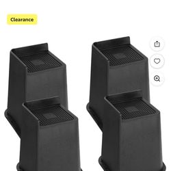 4 four-inch bed risers 