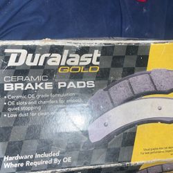 (front) Duralast Gold Ceramic Disc Brake Pad Set DG943