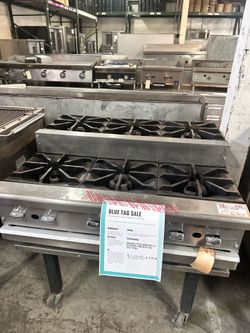 6 burner with legs