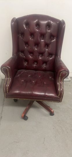 Real leather rocking, super comfortable desk chair Real leather rocking, super comfortable desk chair