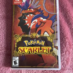 Pokémon Scarlet Nintendo Switch Game