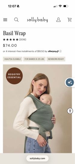 Solly baby Basil wrap