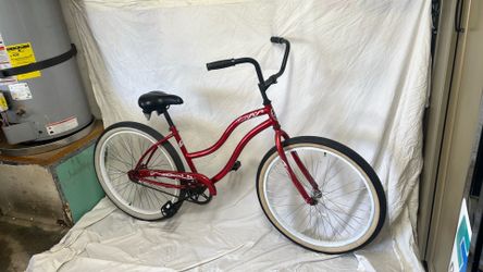 MICARGI brand 26” single speed, coaster Brake beach cruiser, bicycle, ready to ride as pictured