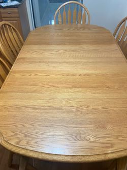 Dining table with chairs