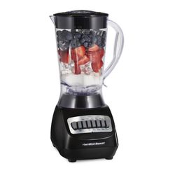 Hamilton Beach Smoothie Blender, 56 oz. Jar, 10 Speeds, New, Black, 50190F
