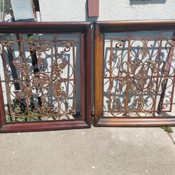 Wall Decor Set Of 2 Large Pieces 