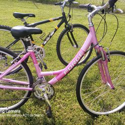 Pink Forge Hybrid Bike 