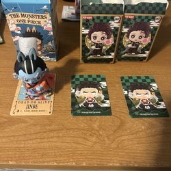 Demon Slayer And One Piece Pop 
