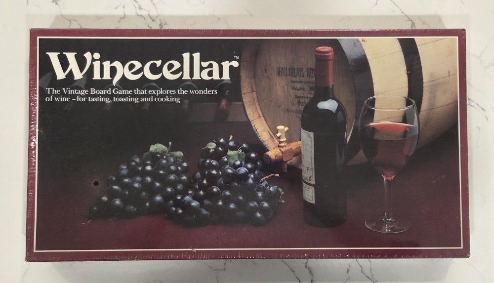 NEW Vintage Winecellar Board Game
