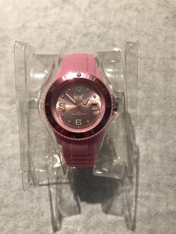 ice watch with pink link bracelet new