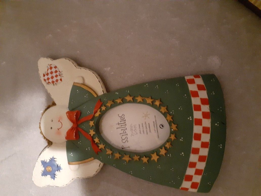 Angel picture frame