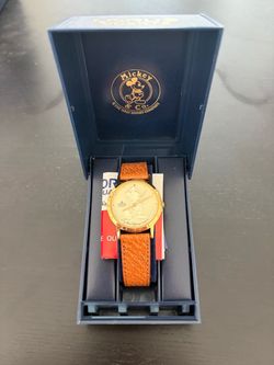 Vintage Lorus Gold Coin Mickey Mouse Watch