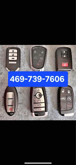 Car Key's, Remotes And Key Fobs 🔑