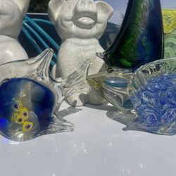 Fish Glass Decor 