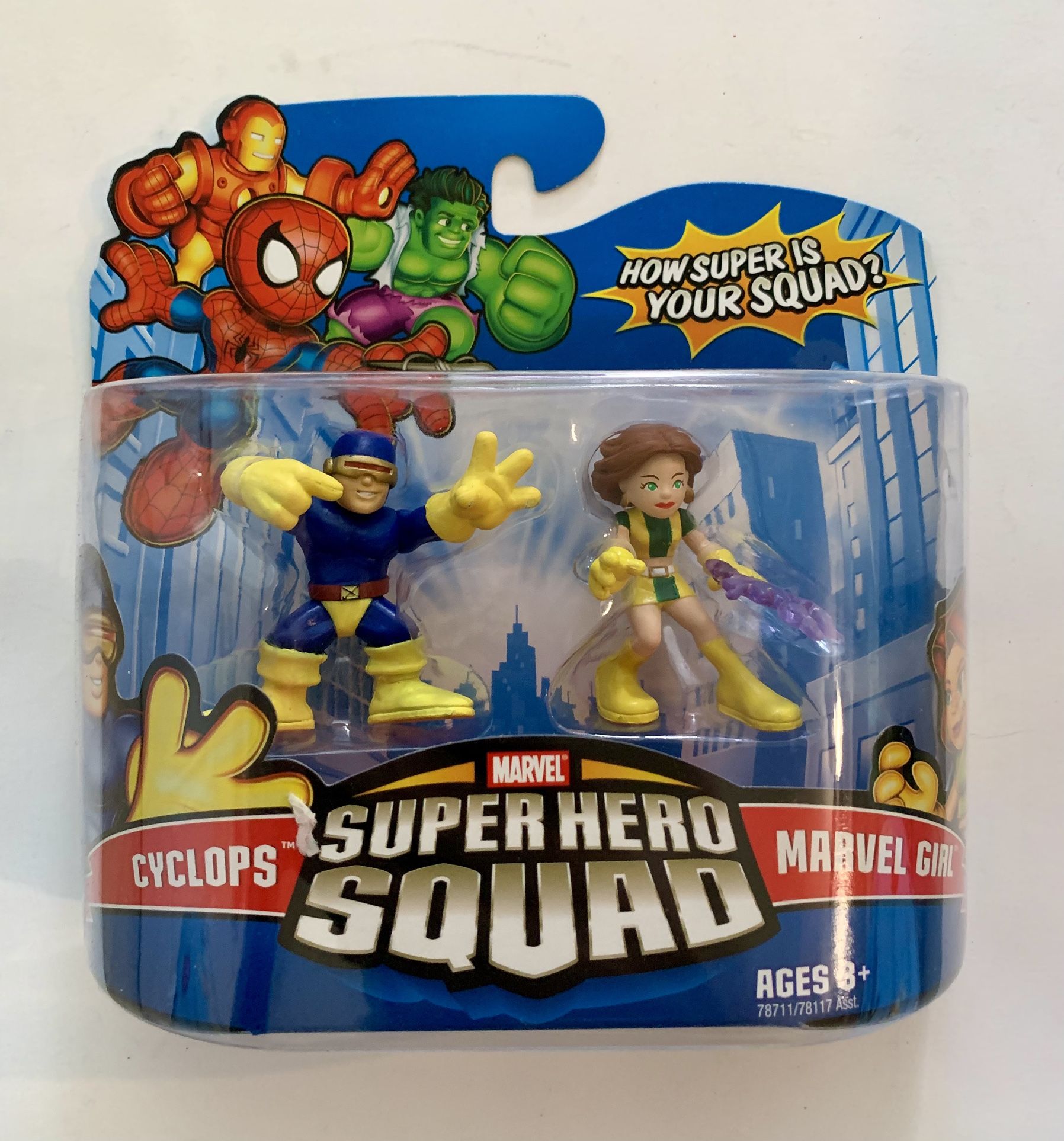 Marvel X-Men Super Hero Squad CYCLOPS & MARVEL GIRL Figure MOC