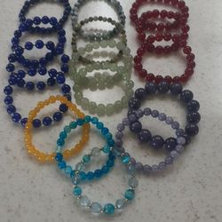 16 Homemade Bracelets. $ 3.00 Each Or Take All For $35.00.