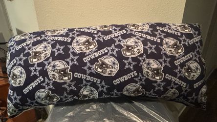 Dallas Cowboys Oversize Fleece Pillow 48” x 19”