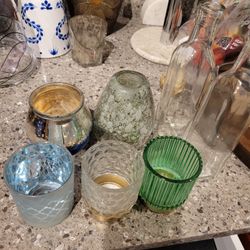 7pc Candle /bottle Lot