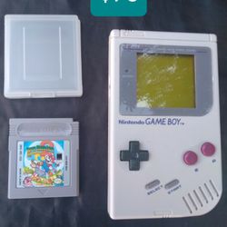 Original Gameboy With Super Mario Land 2- Tested And Works