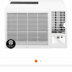 23,000 BTU 230/208V Window Air Conditioner Cools 1400 Sq. Ft. with Heater and Wi-Fi Enabled in White