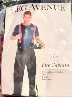 Leg Avenue Fire Captain 3-Piece Costume