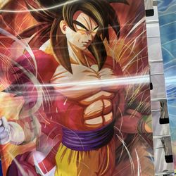 3D Anime Poster 11.6" x 15.5", Holographic Poster, dragon ball Z 3D poster With 