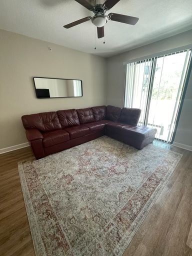 Red Leather Couch
