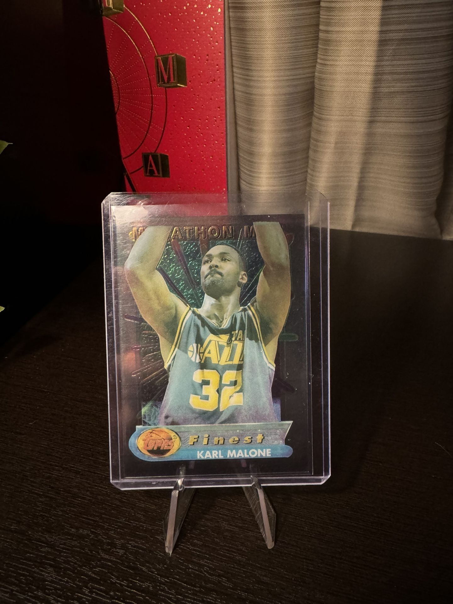 Topps Finest Karl Malone 1994