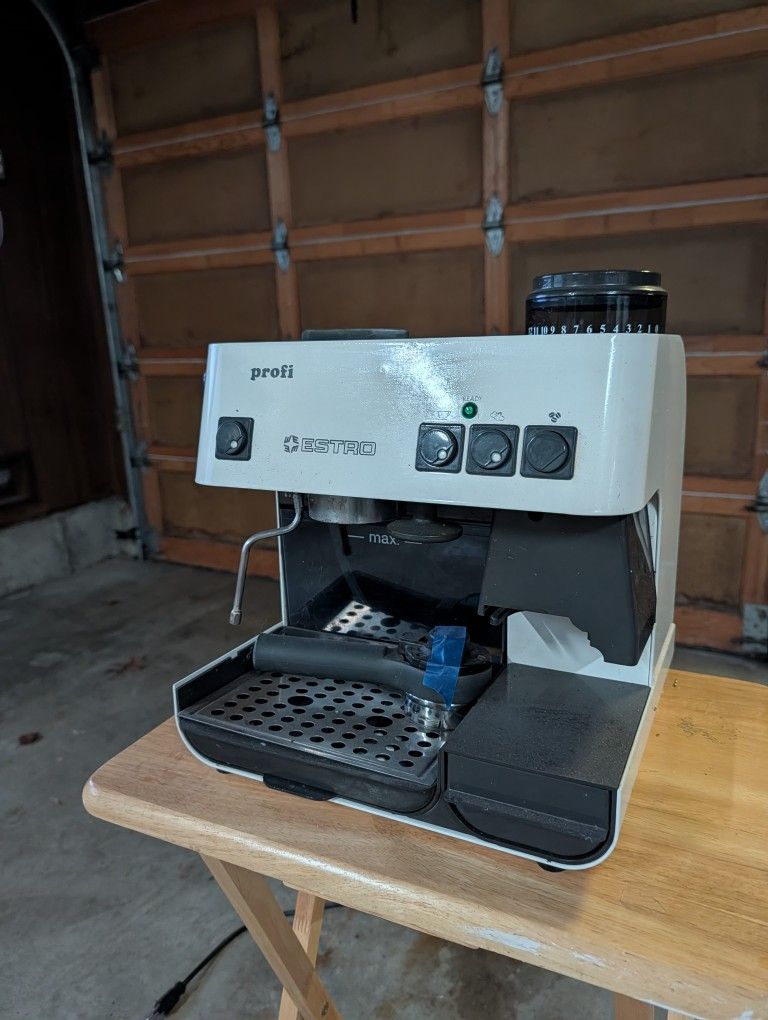 Profi Estro Vintage Espresso Machine w/Grinder