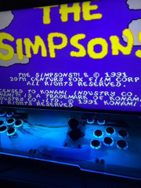 SUPER 4000+ Game Box w/HDMI 2 Arcade Sticks & LED