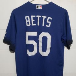 NIKE LOS ANGELES DODGERS ROYAL CITY CONNECT MOOKIE BETTS JERSEY  SIZE  SMALL