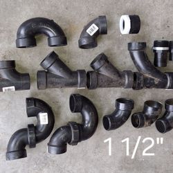 Plumbing Fittings 2" & 1 1/2" Assortment