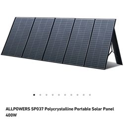400w Portable Solar Panel ($250)
