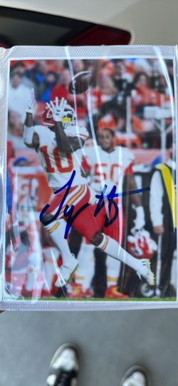 Autographed Travis Kelce And Tyreek Hill