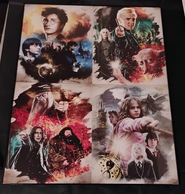 Harry Potter GLASS Frame 16 inch x 20 inch