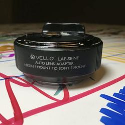 Vello Select Nikon To Sony Lens Adapter