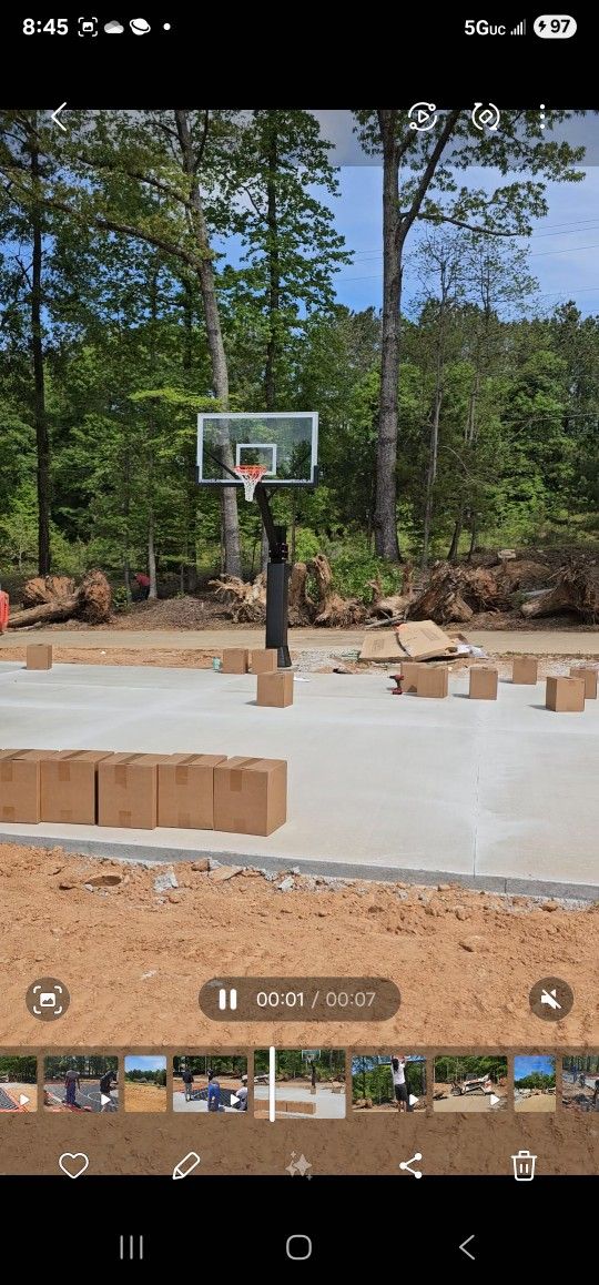 Basketball Hoop Install