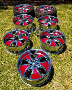 Set of 7 Genuine Extreme Trailer 20” Wheels – Discontinued – Boat Trailer