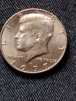 1977 D Kennedy Half Dollar with errors