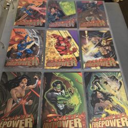 1996 FLEER SKY DC FIREPOWER COMPLETE CARD SET 1-80 +20 Max Firepower Bonus